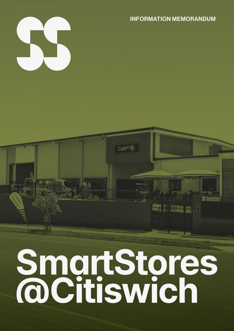 SmartStores Citiswich brochure, page 1 of 13